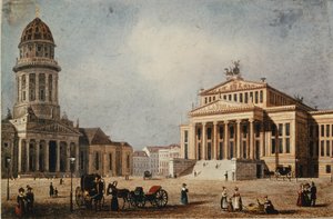 Het Koninklijk Theater en de Nieuwe Kerk